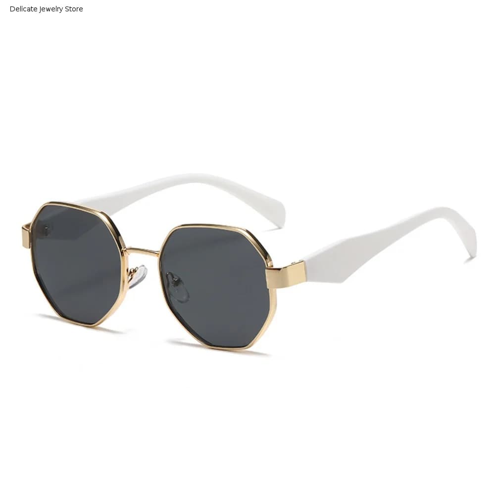 Fashion UV400 Polygonal Sunglasses Gradient Color PC Women Sunglasses Shades Eyewear Classic Anti-UV Glasses Outdoor