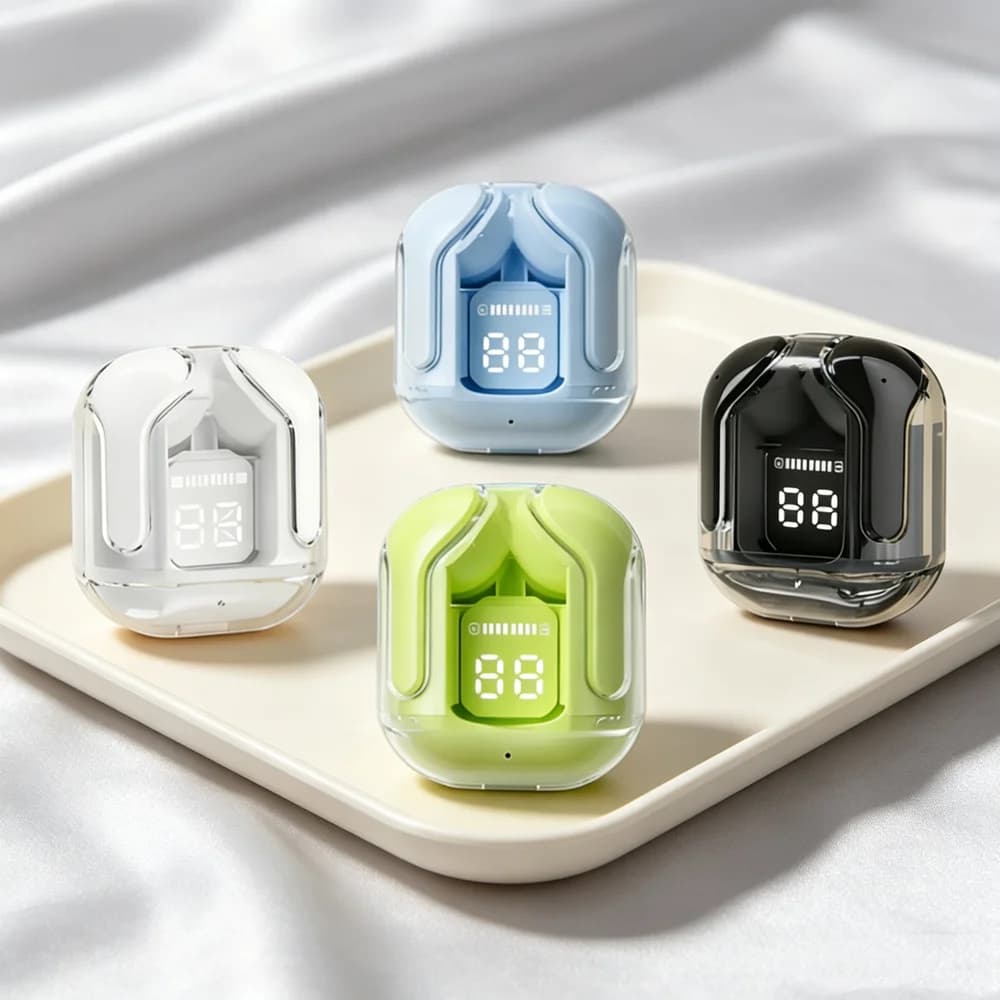 TWS In-ear Headset Wireless Bluetooth Earphone Digital Display Long Battery Life Sports Headphones Low Delay Earplug With Mic