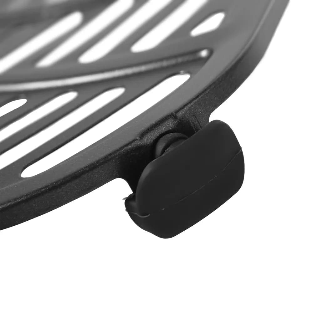 Square Air Fryer Grill Pan Round Black Crisper Basket Non-Stick Coating Air Fryer Grill Plates Air Fryer Accessories