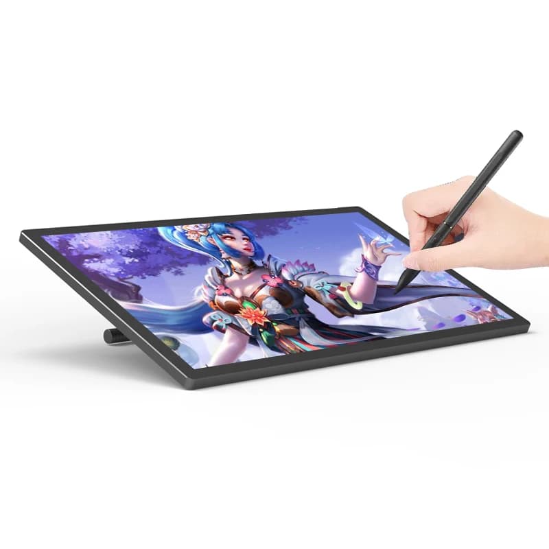 Monitor per tavoletta grafica digitale con display touch interattivo con penna LCD da 21,5 pollici con stilo