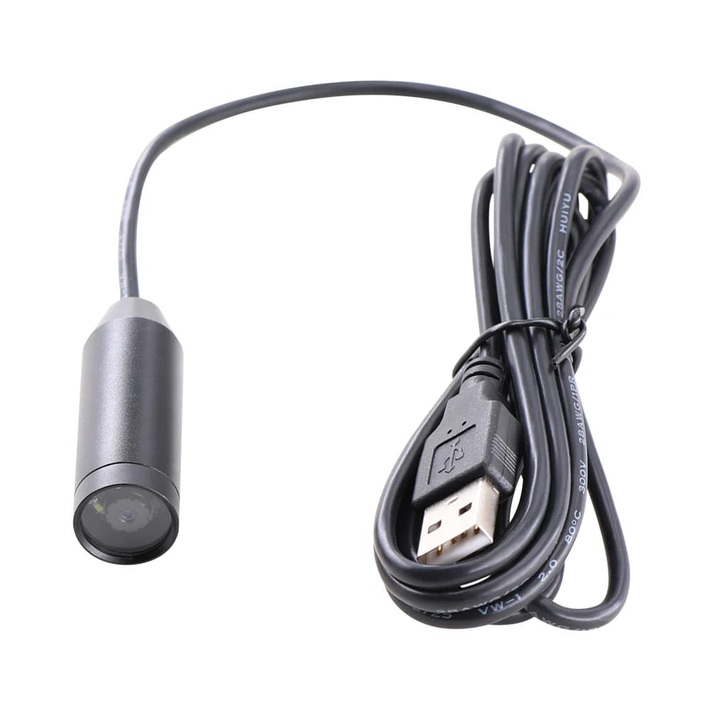18mm diametro 60FPS endoscopio 640x480P fotocamera USB UVC Plug Play Webcam con LED con microfono digitale con Mini custodia
