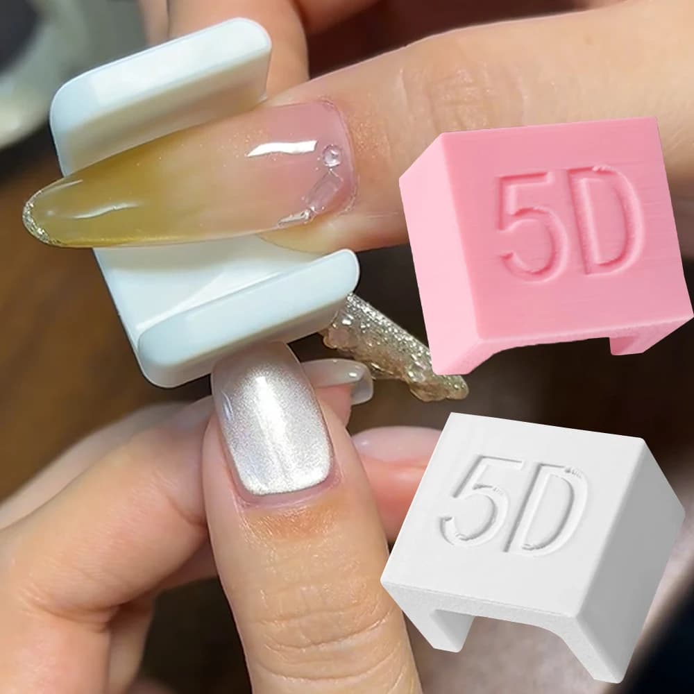 1/2 pezzi 5D magnete automatico per occhi di gatto per gel per occhi di gatto design francese gel per occhi di gatto smalto per unghie strumenti magnetici bianco rosa bellezza