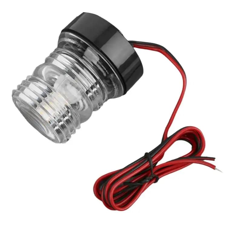 12-24V White LED Navigation Lamp 360 Degree All-Round Light Sailing Signal Light For Yacht Boat Stern Anchor Light-A54R