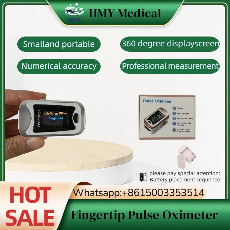 New Silver Pulse Oxymeter | Monitor carefully oxygen in blood and heart rate