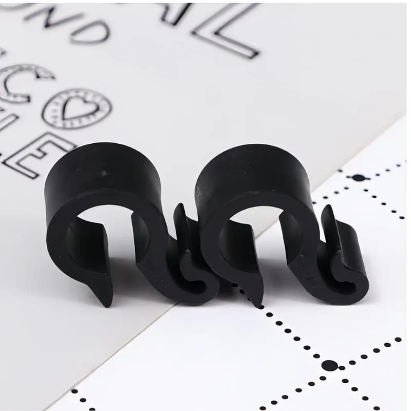4 pcs 16mm S Shaped Pipe Clamps, Easy to Install, Securely Hold Hoses and Pipes, for Garden and Farm Use