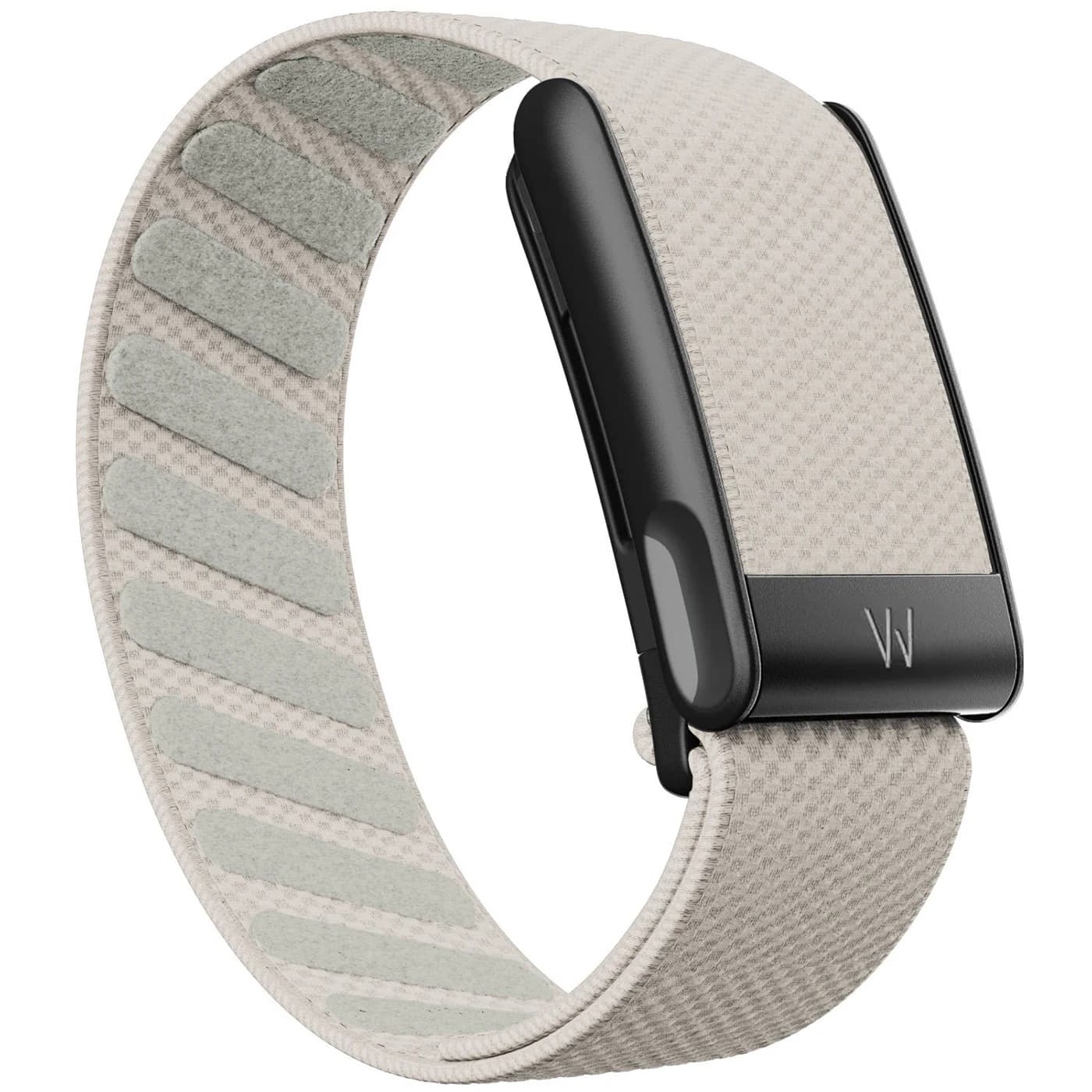 Suitable for Whoop 5.0 wristband strap, nylon woven elastic Whoop mg sports replacement strap, W logo metal