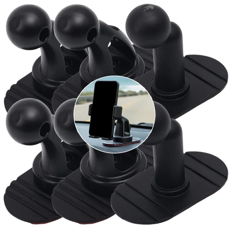 Holder Car Dashboard Phone Holder Base Universal Base 17mm Ball Head Sticker Base for Auto Cellphone Stand 360 Degree Rotating