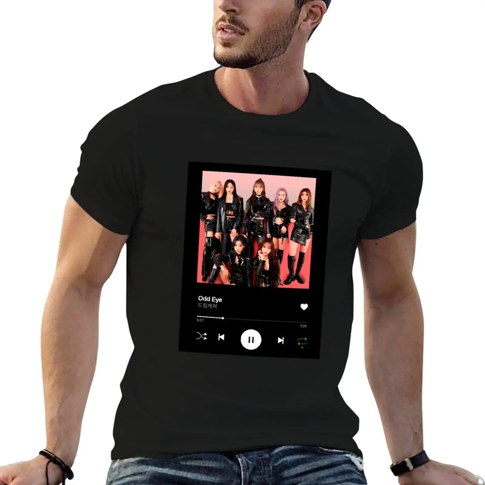 Odd Eye by Dreamcatcher now playing T-Shirt Plus Size Loose Short Sleeve Top