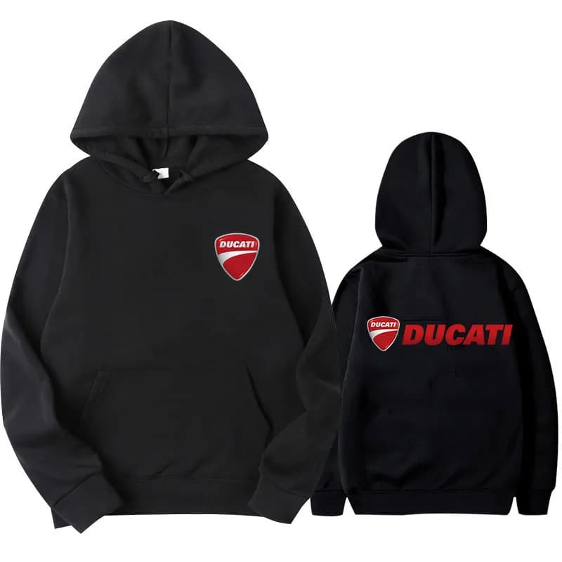 Abbigliamento Uomo Donna 2026: Felpe con Cappuccio DUCATI, Abbigliamento Sportivo Moto, Outfit per Tifosi MotoGP e Ciclismo per Tutte le Stagioni
