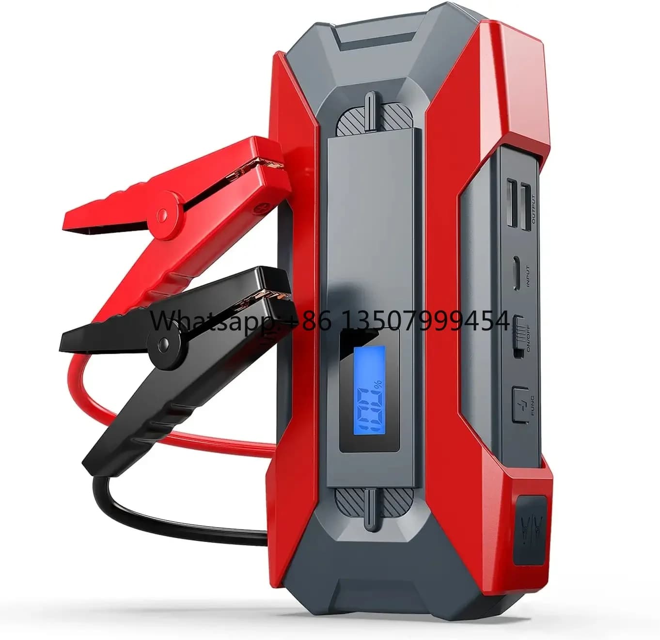 Factory Wholesales Auto Booster Starter 12V 10000mAh Lithium Polymer Car Battery Jump Starter 800A 3000A Peak Current Emergency