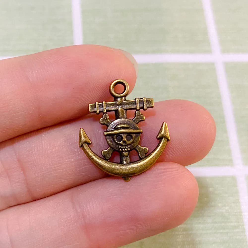 10 pz 20 tipi in lega di metallo pirata barca a vela ancora Charms pendenti bronzo antico timone gioielli fatti a mano accessorio fai da te