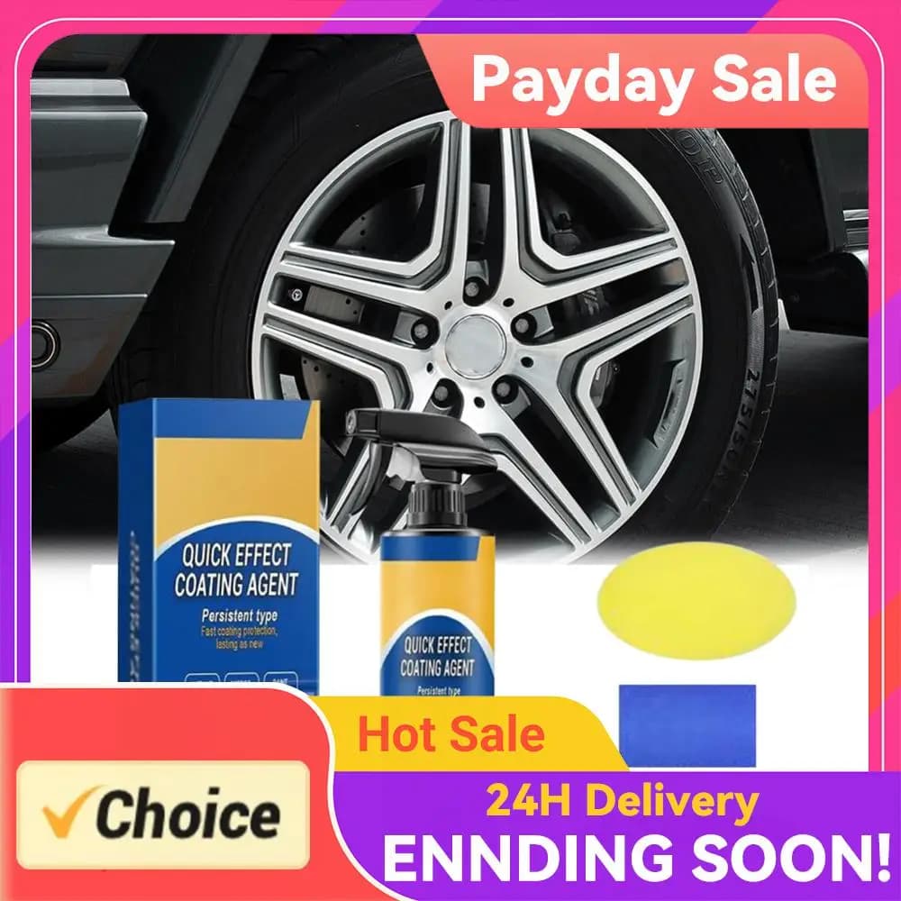 Spray per rivestimento auto da 120 ml, ad alta protezione, ad effetto rapido, agente di rivestimento, cera per auto a rivestimento rapido per veicoli