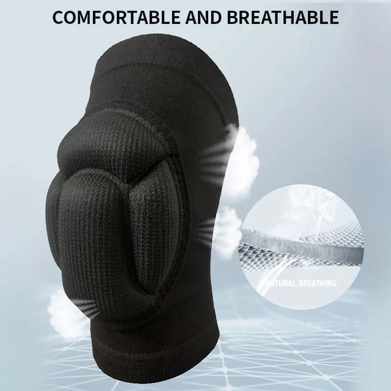 1 Paio/2 Pezzi di Ginocchiere Protettive Spesse, Protezioni Elastiche per Ginocchia, per Fitness, Basket, Pallavolo, Antiurto