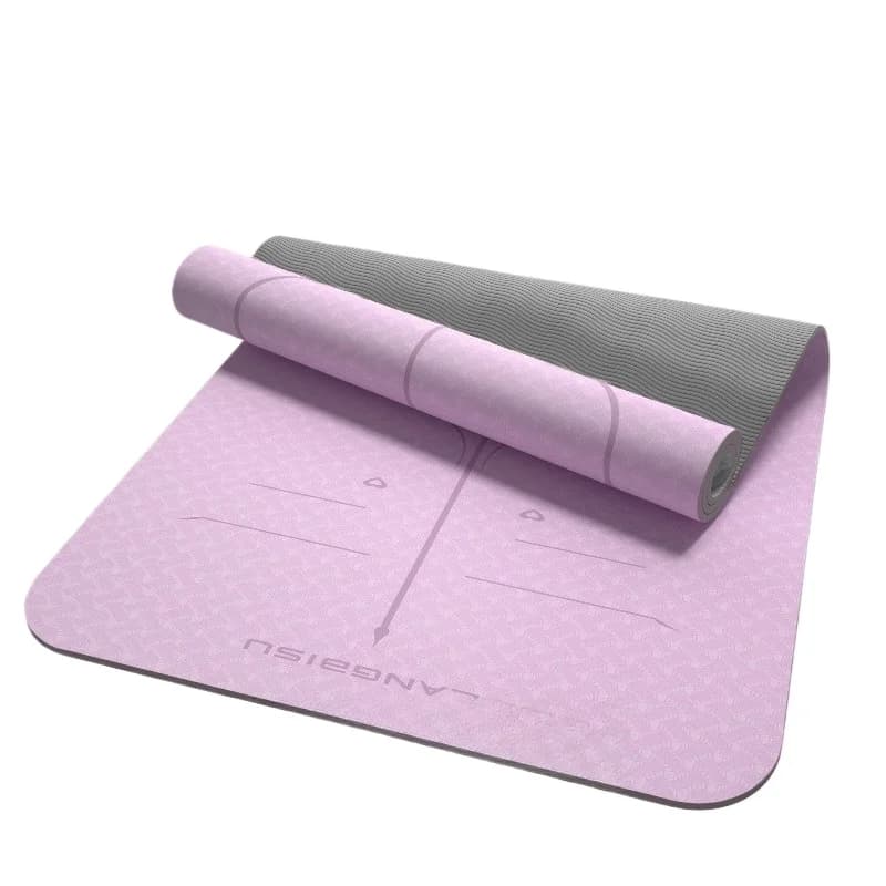 Tappetino Yoga in TPE per Principianti Extra Largo Extra Lungo Extra Spesso Antiscivolo per Esercizi Indoor Uso Domestico Donne Danza Fitness