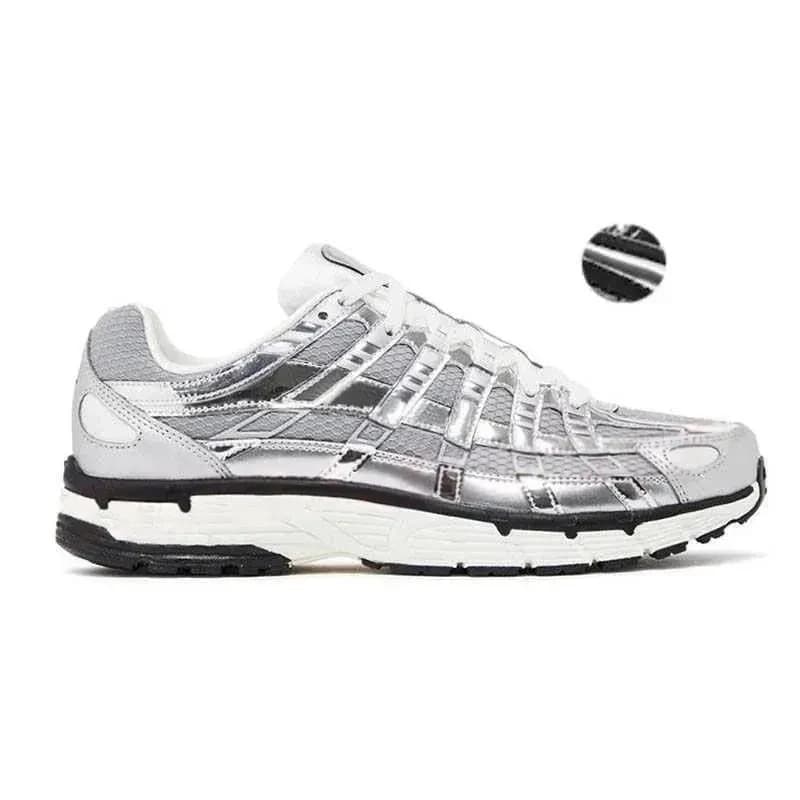 Designer P6000 P 6000 Triple Nero Bianco Kaki Lupo Grigio Metallico Scarpe da ginnastica per sport all'aria aperta da donna Scarpe da ginnastica casual da uomo