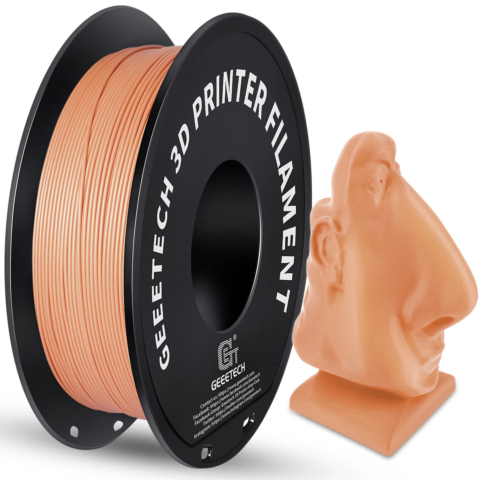 GEEETECH 1 rotolo/1 kg 1,75 mm filamento PLA opaco imballaggio sottovuoto magazzini all'estero vari colori per stampante 3D nave veloce