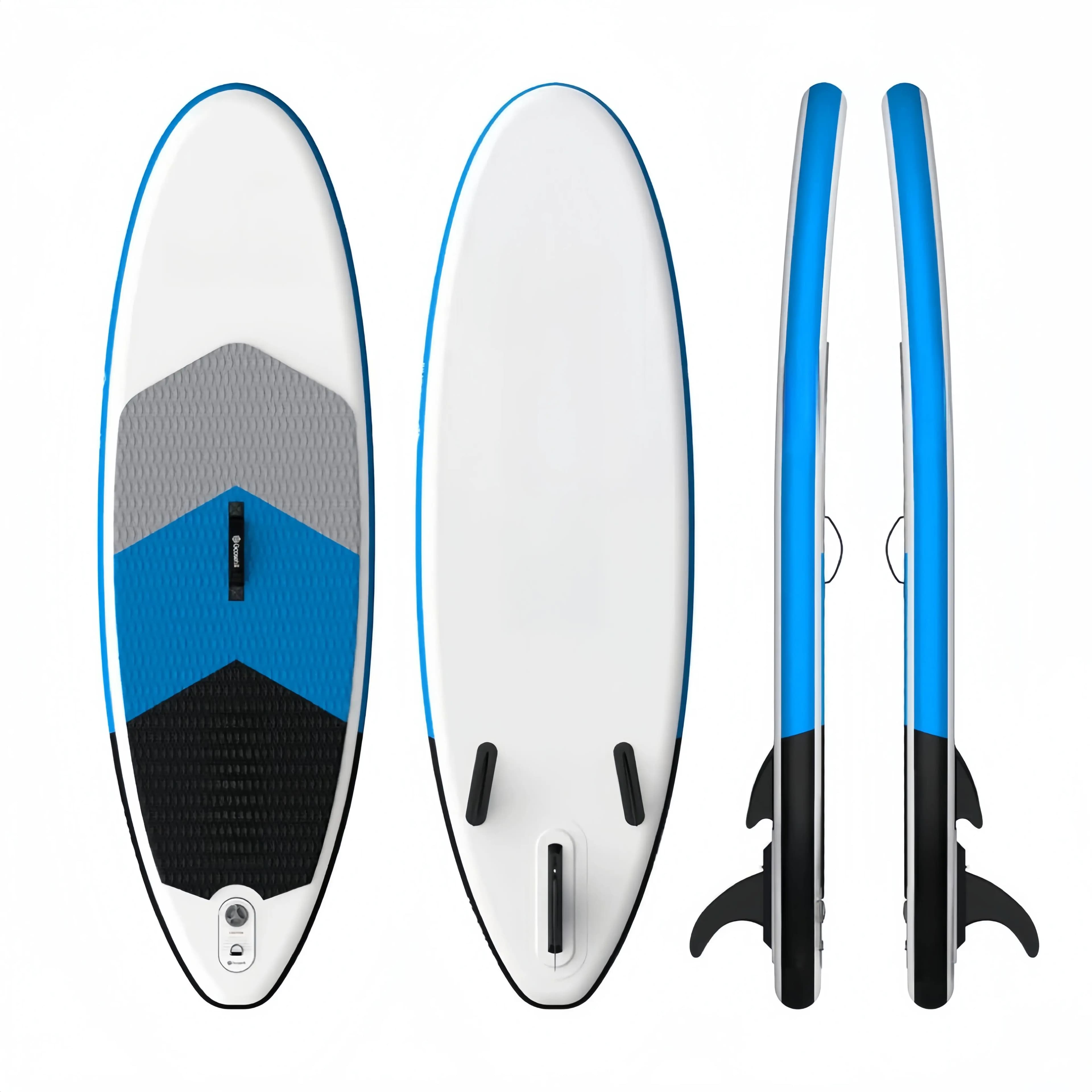 Professional Factory Customized PVC Stand-Up Kayak Boat Inflatable Kayak with Paddle for Surfing and Kayaking