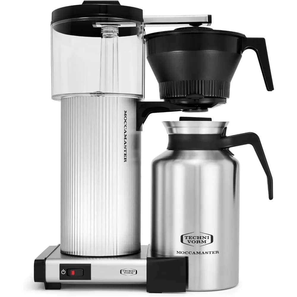 Technivorm Moccamaster 39340 CDT Grand Coffee Maker, 60 once, argento