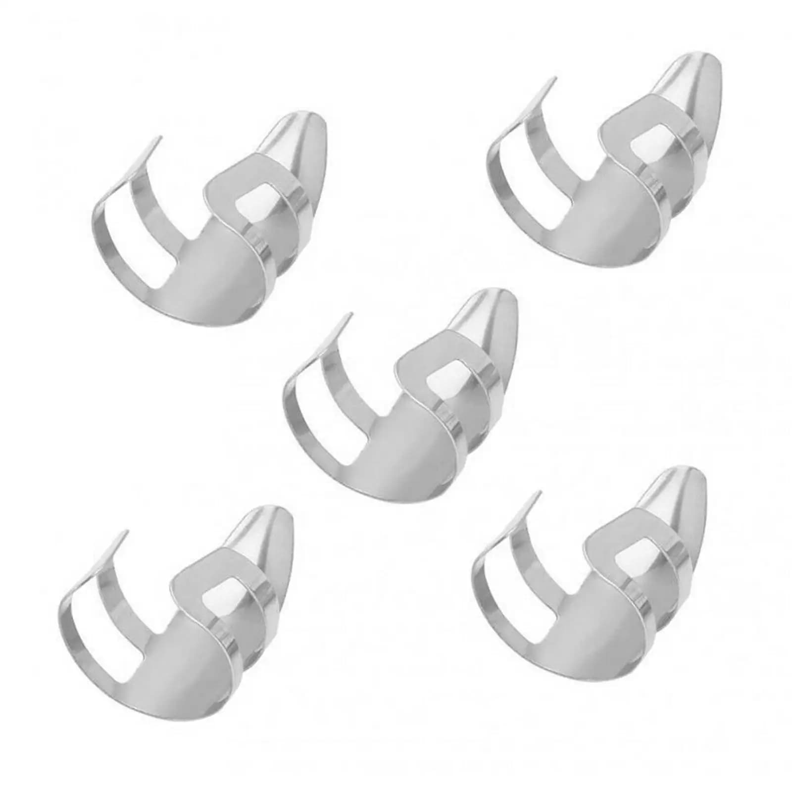Durable Bass Plectrums Banjo Finger Picks Ergonomic Design Acoustic Electric Guitar Essentials for Guitarists