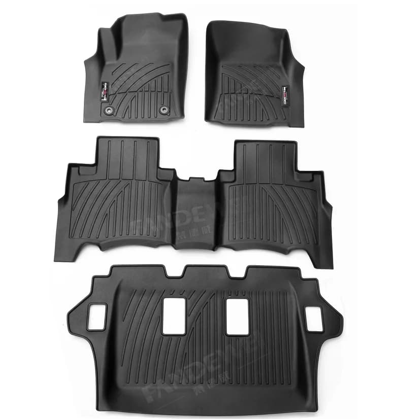 TPV 3D Material Customized Durable Car Mat Waterproof Car Mats Atmospheric Resistant Car Mats for Toyota Fortuner