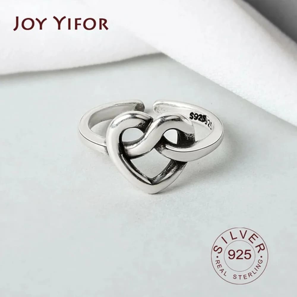 BFCLUB Silver Color Party Rings for Women hollow out stars France Simple Wave Pattern Creative Design Bride Jewelry Gifts