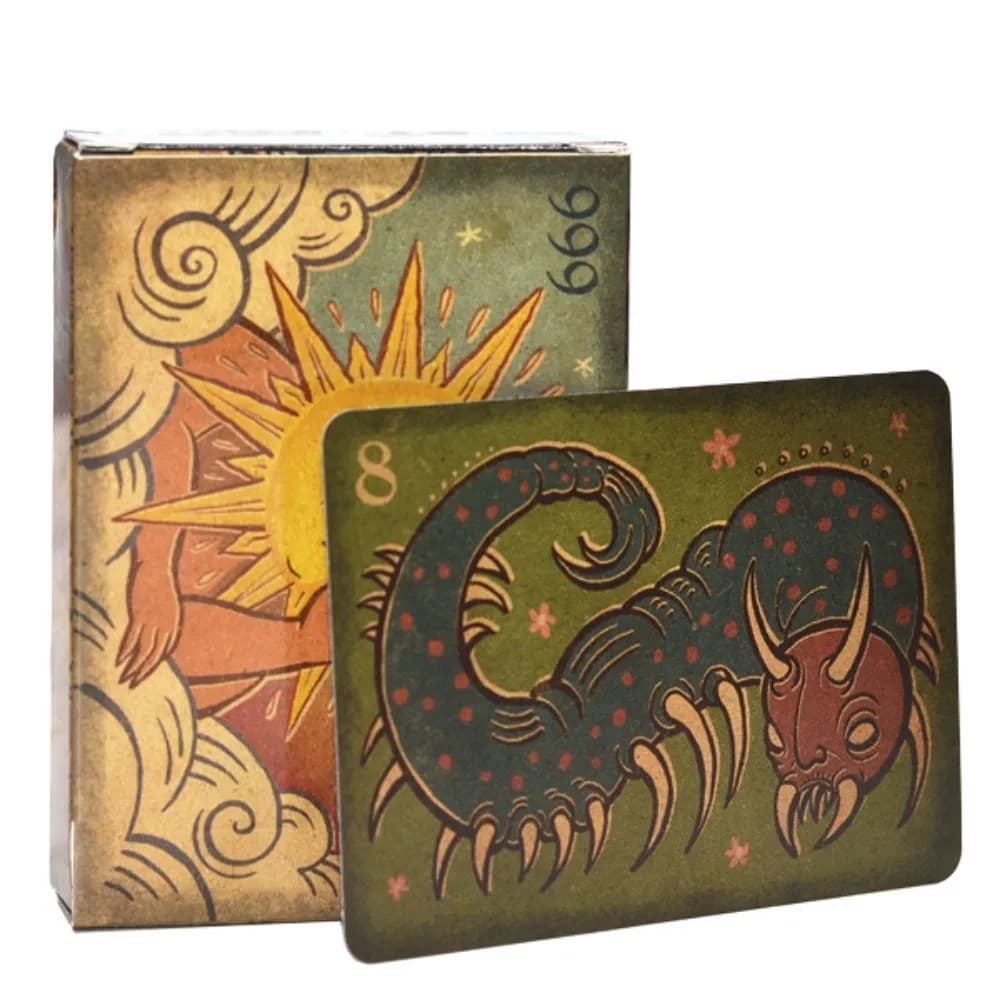 Garden of Lucid Daydreams Oracle Deck - 9*6 cm, 52 carte da divinazione surreali a doppio rilievo per la meditazione