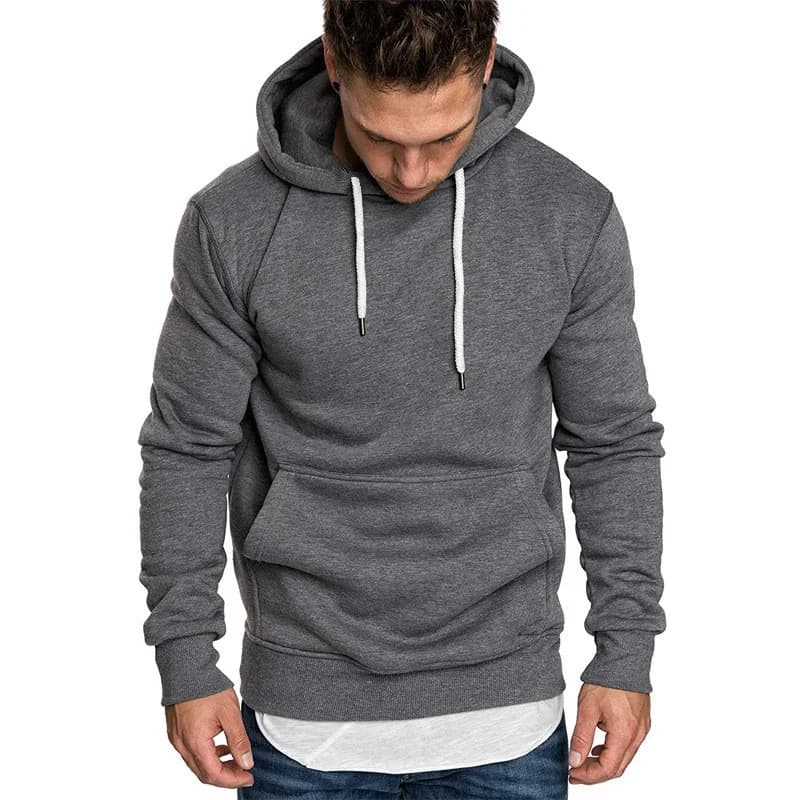 Abbigliamento sportivo da uomo primaverile e autunnale Giacca a maniche lunghe con cappuccio Giacca chiusa con cerniera Felpa con cappuccio da uomo Abbigliamento sportivo Slim Fit Abbigliamento da uomo