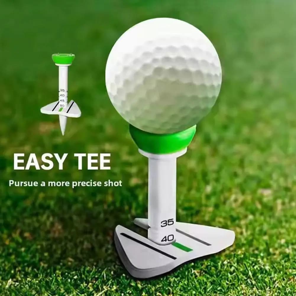 T-shirt da golf in gomma coreana T-shirt da golf in plastica ad altezza regolabile per accessori per golfisti da allenamento per driver da golf