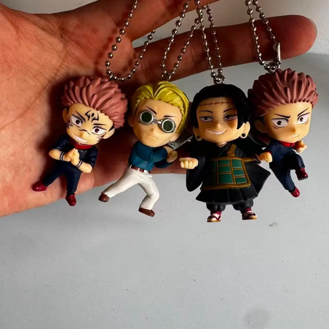 Genuino Jujutsu Kaisen Nanami Kento Geto Suguru Ryomen Sukuna Ex Cashapou Portachiavi Action Figure Modello