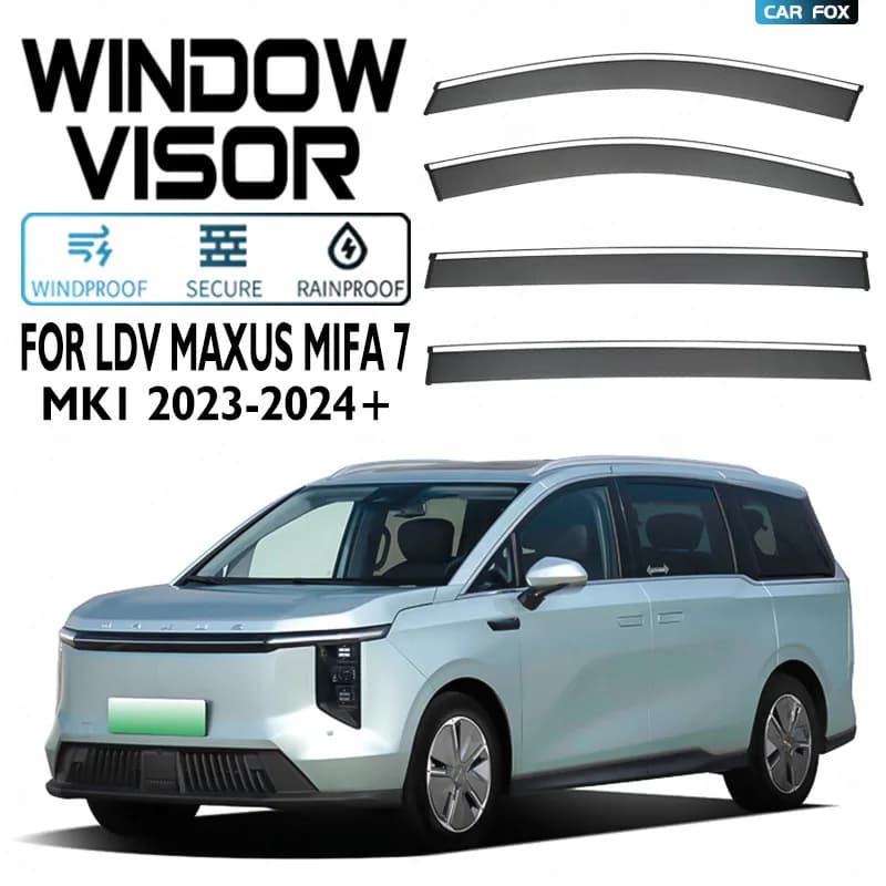 Per LDV MAXUS Mifa 7 2023+ Finestra di Automobile Visiera Tenda Shelter Parabrezza Finestrino Laterale Pioggia Parasole Accessori Auto