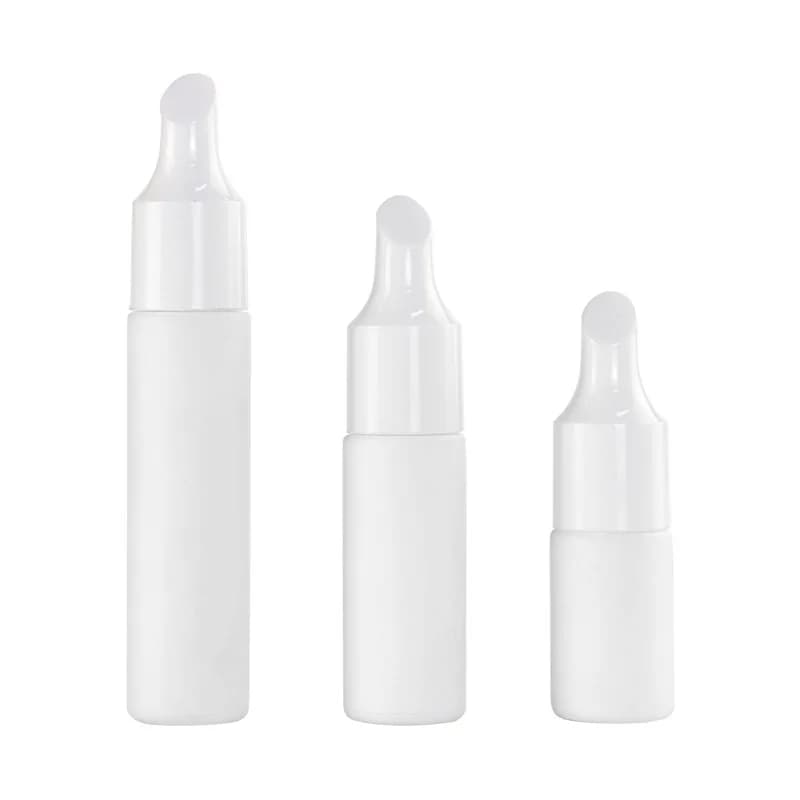 100pcs flacone contagocce bianco piccolo Essence Essence Stoste campione diviso 5ml 10ml 15ml contenitore vuoto