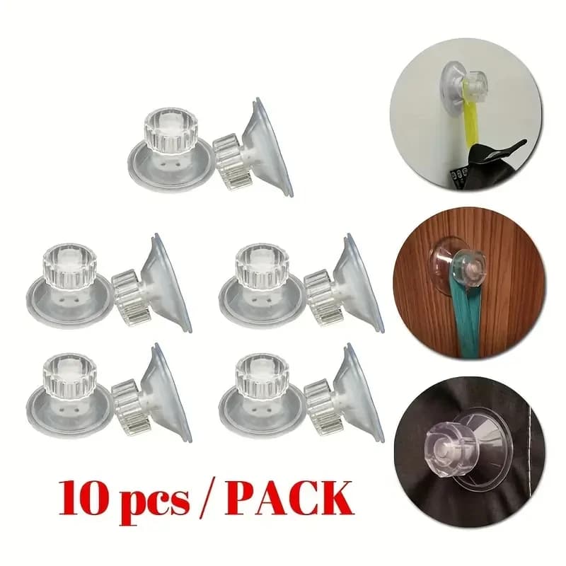 1/10pcs 45mm High Grip Awning Suction Cup Fixing Pads Caravan Motorhome Organiser Cloth Rack Hook Camping RV Accessories