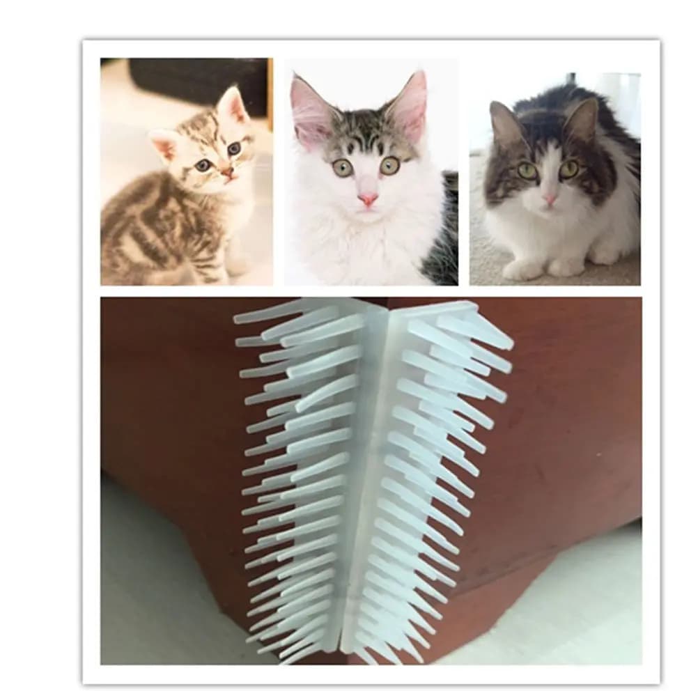 Set di 4 Spazzole Massaggianti per Gatti, Montabili a Parete, per Rimozione Peli, Massaggio e Grattamento, Dispositivo per la Cura degli Animali Domestici