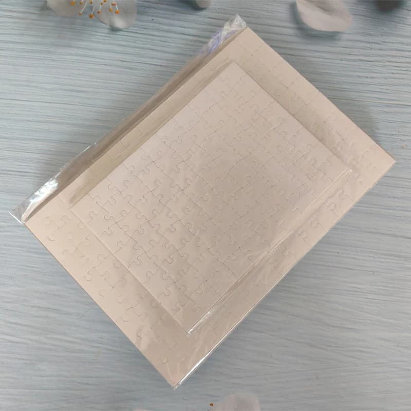 10 pz. Puzzle in Carta Sublimatica Vuota A4 A5 per Trasferimento a Caldo, per Fai da Te, Artigianato, Foto per Bambini, Cartelloni in Sughero da Parete