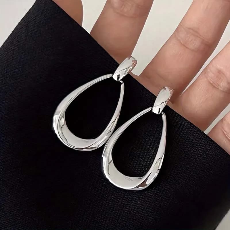 Simple French Style Geometric Earrings For Women Fashion Luxurious Drop Earring Daily Party Vacations Jewelry Gifts 2026 New