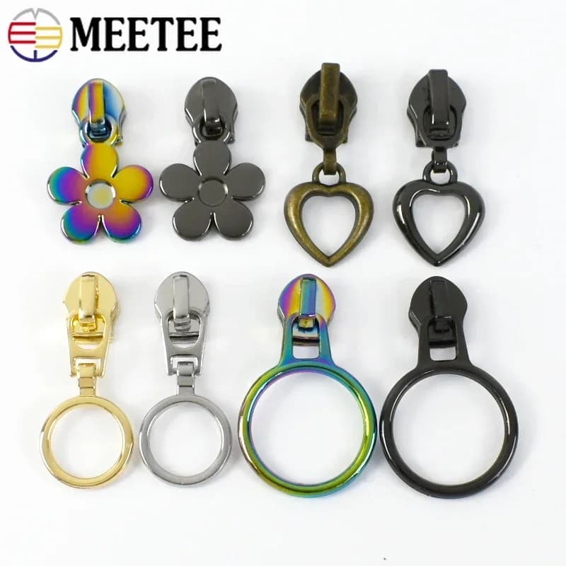 5/10/20 pezzi 5 # Cursore per cerniere in nylon Nastri per cerniere Borsa Testa con cerniera Tira Borse con chiusura Vestiti Zip Kit di riparazione Accessori per cucire fai-da-te