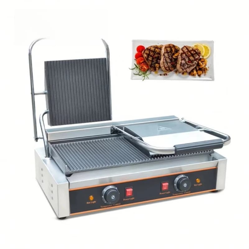Commercial electric oven Double head flat oven Non-stick electric oven for cooking