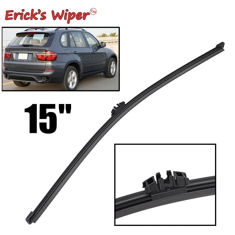 Erick's Wiper 15" Rear Wiper Blade For BMW X5 E70 2006 - 2013 Windshield Windscreen Clean Tailgate Window Car Rain Brush