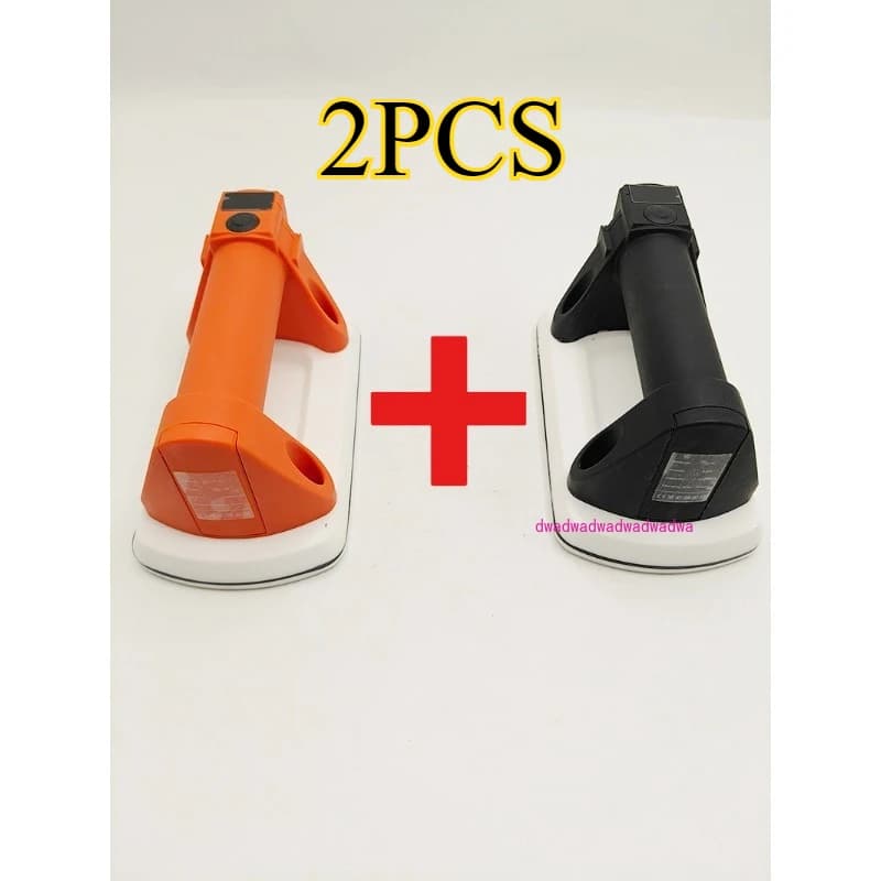 2pcs Handheld Tool Glass Brick Mini 93 * 170mm Automatic Pump Lifting 100KG Object Electric Vacuum Suction Cup