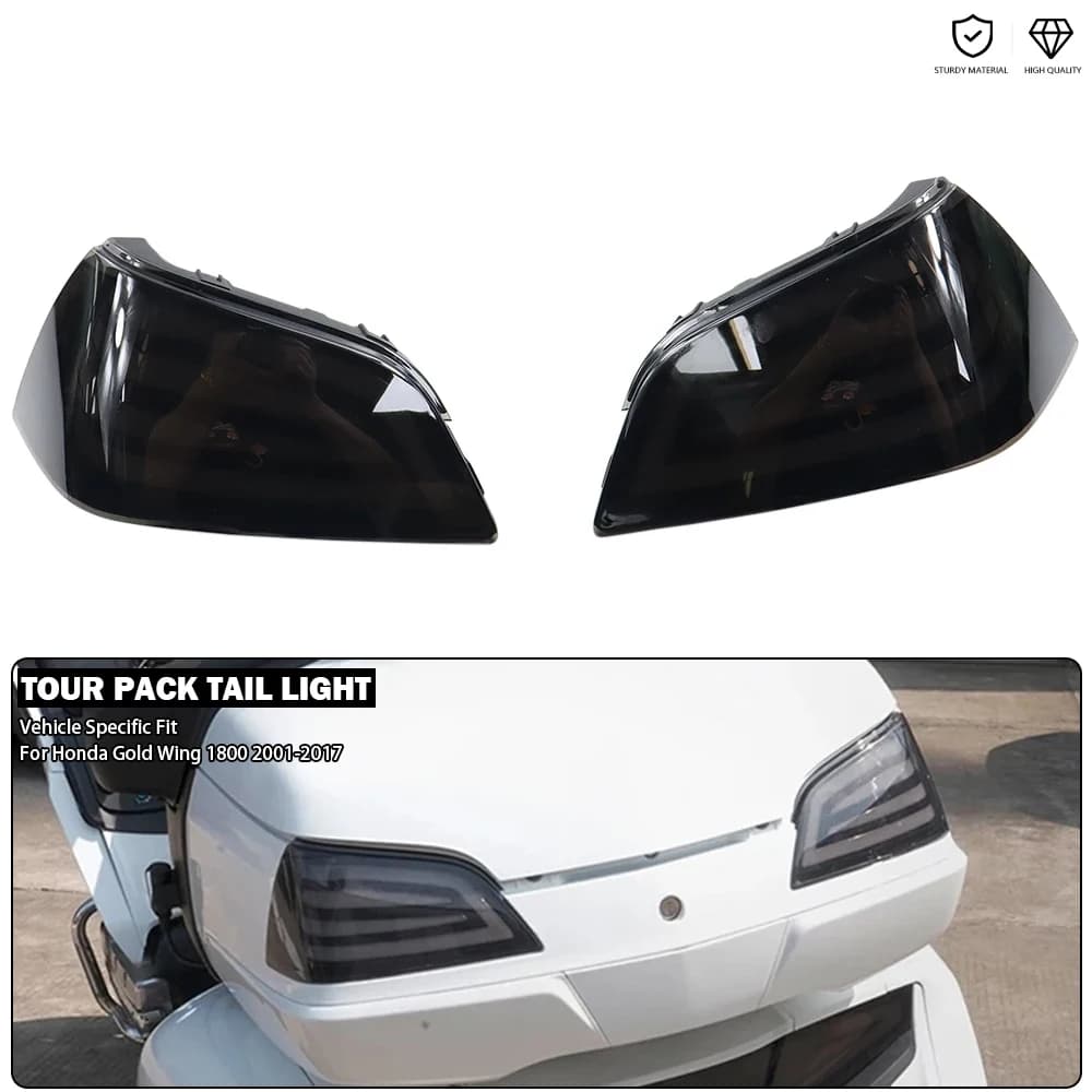 Rear Trunk Running Light Tour Pack Luggage Brake Tail Lamp Assembly Black Fit For Honda Gold Wing 1800 Goldwing GL1800 2001-2017