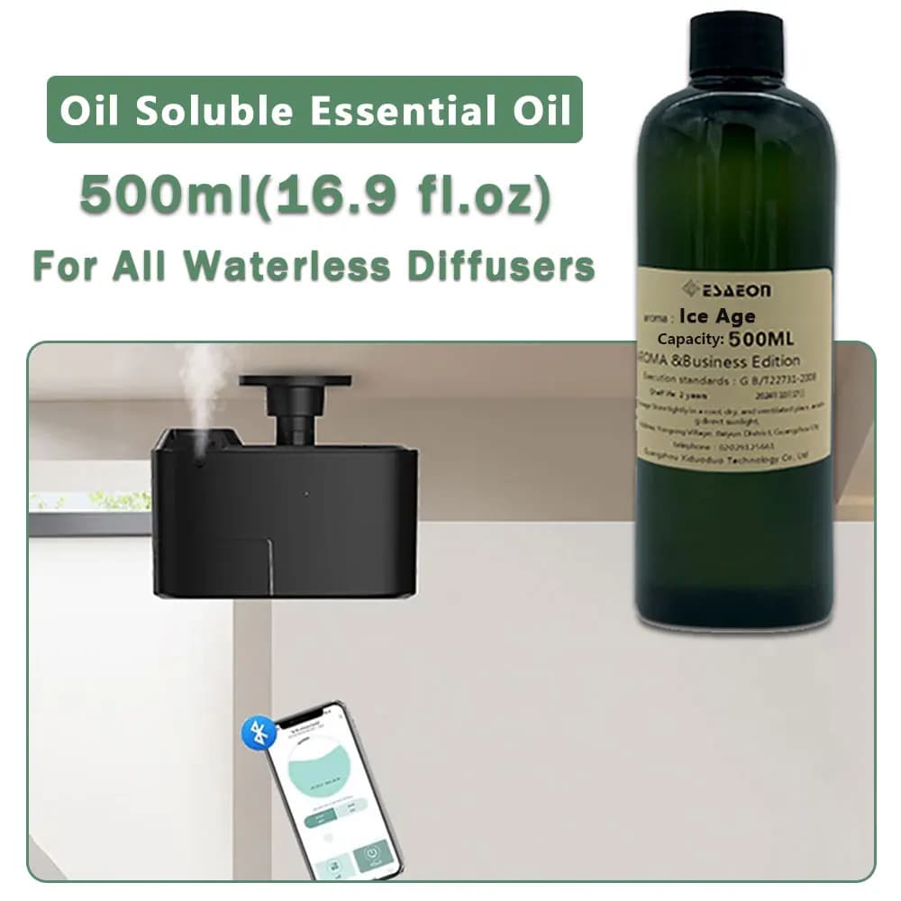 ESAEON Aroma Machine Oils - Essential Oil For All Waterless Aromatherapy Machines, Westin White Tea, Ice Age - 500ML(16.9 fl.oz)