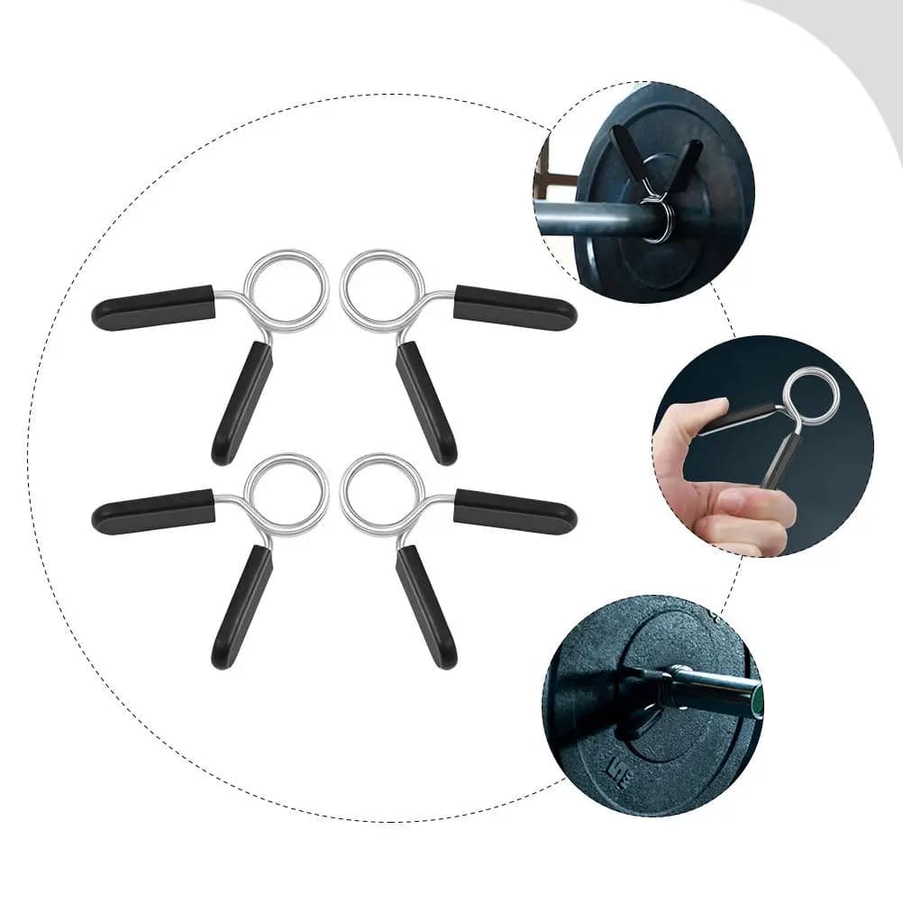4 Pieces Clips for Balance Sheets 25 mm, Bearing Collars, Balance Sheets, Fitness Accessories