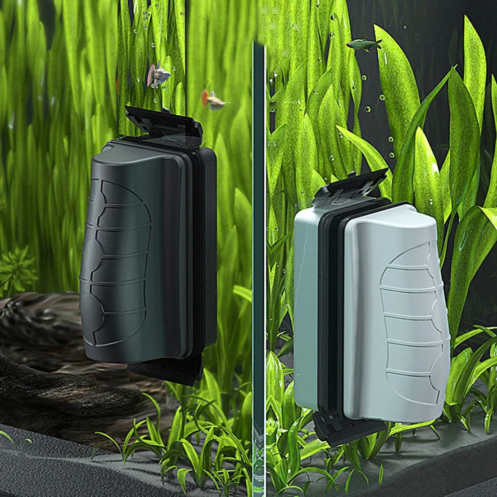 Spazzola magnetica per acquario 1PC Spazzola per pulizia in fibra di carbonio per rimuovere la spazzola magnetica per alghe con lama di sospensione in vetro muschio