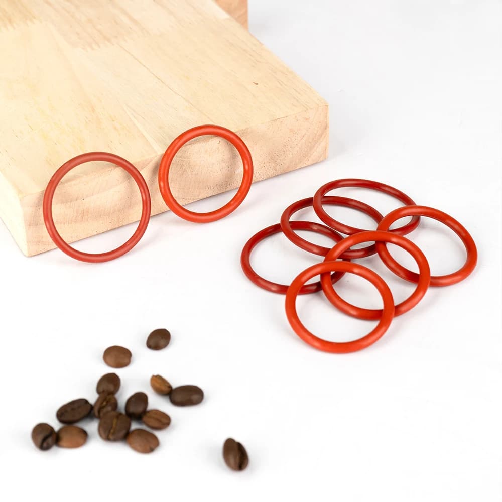 Anelli di Tenuta in Silicone 43.6*35.2*4.2MM Compatibili con Macchine da Caffè Jura/Delonghi/Breville/Senson/Nespresso