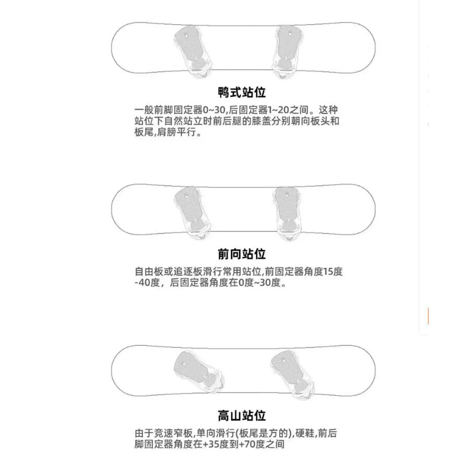 Durable Nylon Snowboard Bindings Replacement Fixing Straps Ski Equipment for Outdoor Sports Men Women