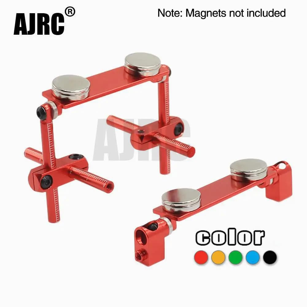 1 Set in lega magnetica invisibile invisibile corpo Post Mount per 1:10 modelli RC auto Drift HSP d90 Sakura Himoto Redcat supera Racing