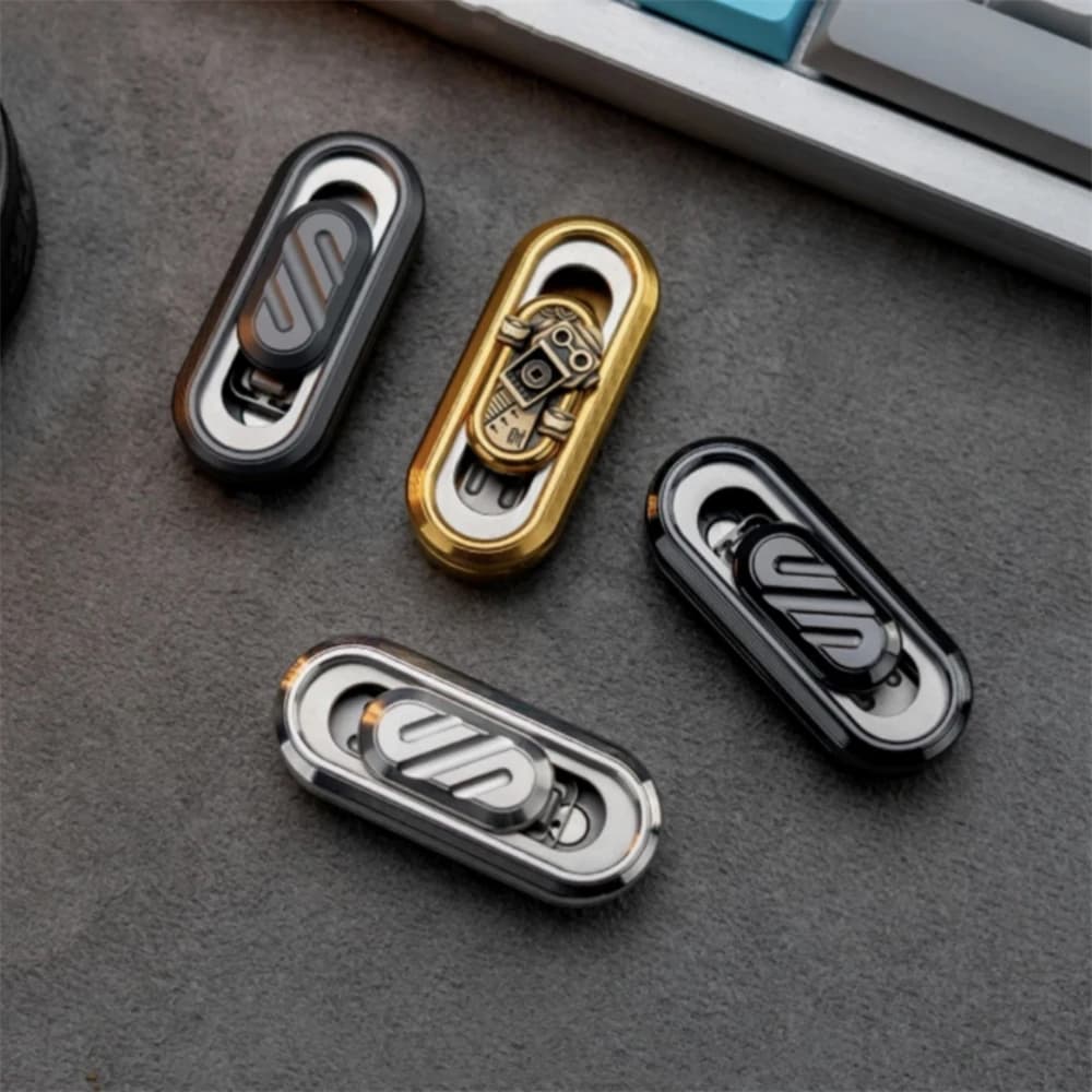 POPPING Diapason Fidget Slider Spinner Lega di zirconio EDC Giocattoli antistress ADHD Sollievo dall'ansia Messa a fuoco sensoriale Agitarsi Giocattoli