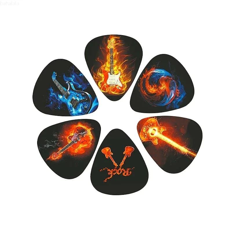 10 pz/set Palette Per Chitarra 0.46/0.71/1.0mm Moda Chitarra Elettrica Acustica Plettri Strumento Musicale Pick Accessori Per Chitarra