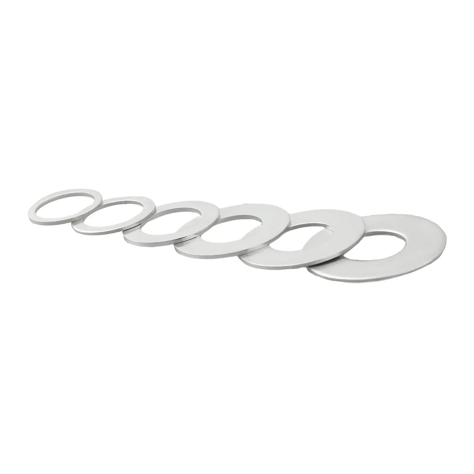 Practical and of high quality, 100% brand new, conversion rings for circular saws and truncated saw rings, silver color, useful for gardens and exhibition halls.