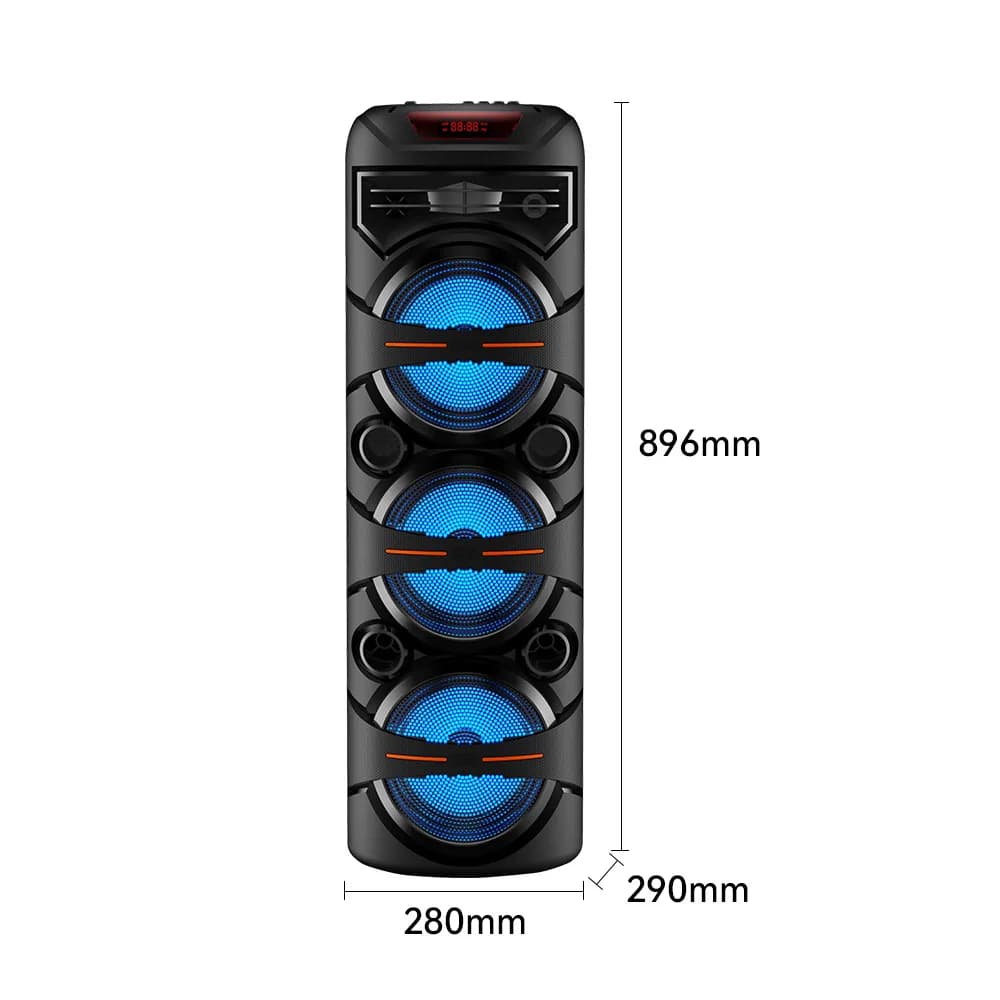 IN MAGAZZINO 2025 VENDITA CALDA Luci da palco Altoparlanti Bluetooth, Set audio karaoke domestico, Microfono wireless Karaoke Macchina all-in-one